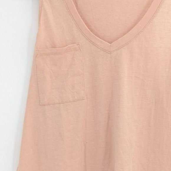 Z Supply The Skimmer Cropped Pocket Tank Top L - Picture 5 of 8